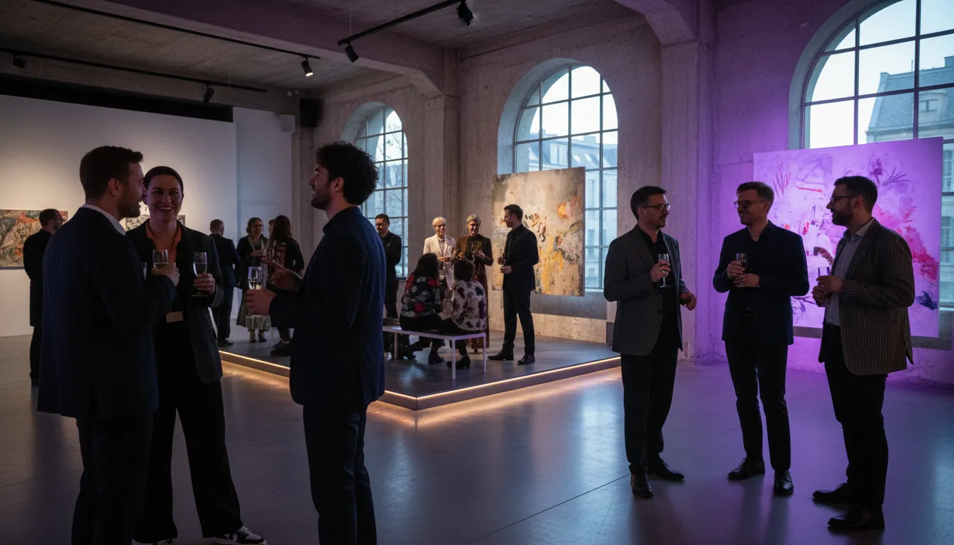 Inkluzywne wydarzenie w galerii sztuki w Warszawie